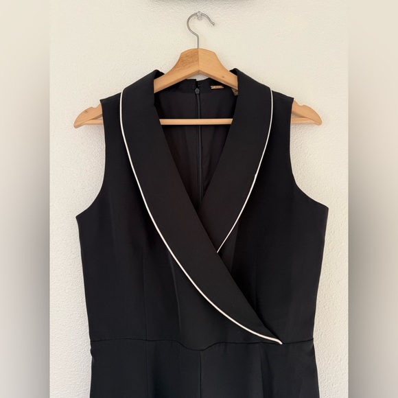 Tahari Collared V-Neck Scuba Jumpsuit - Picture 7 of 13